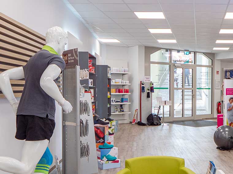 Eingangsbereich im Sanita Gesundheitshaus